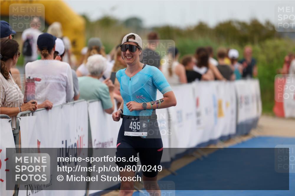 22.06.2025 - Viking Triathlon Michael Strokosch http://msf.ph/oto/8070249 22.06.2025 15:24:19 Ziel 495 meine-sportfotos.de