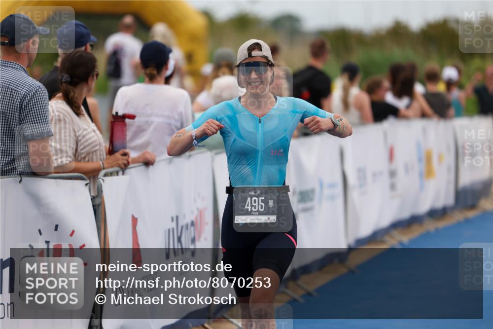 22.06.2025 - Viking Triathlon Michael Strokosch http://msf.ph/oto/8070253 22.06.2025 15:24:19 Ziel 495 meine-sportfotos.de