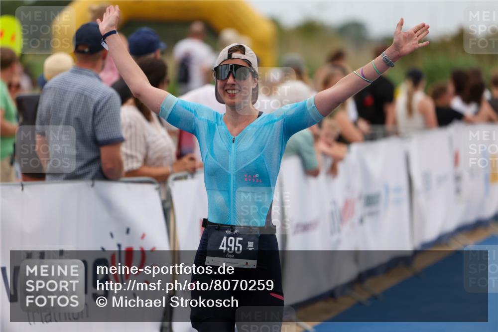 22.06.2025 - Viking Triathlon Michael Strokosch http://msf.ph/oto/8070259 22.06.2025 15:24:20 Ziel 495 meine-sportfotos.de