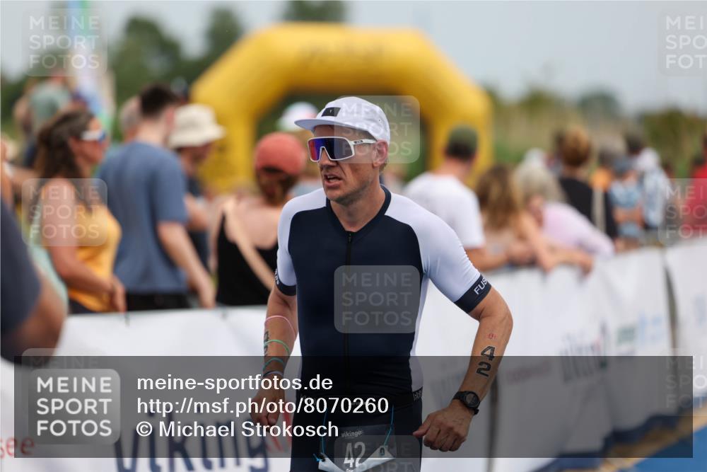 22.06.2025 - Viking Triathlon Michael Strokosch http://msf.ph/oto/8070260 22.06.2025 14:53:19 Ziel 42 meine-sportfotos.de
