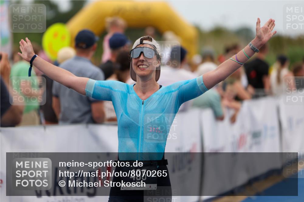 22.06.2025 - Viking Triathlon Michael Strokosch http://msf.ph/oto/8070265 22.06.2025 15:24:20 Ziel 495 meine-sportfotos.de