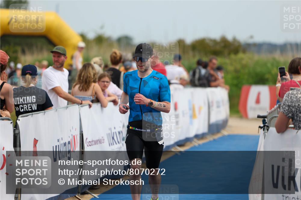 22.06.2025 - Viking Triathlon Michael Strokosch http://msf.ph/oto/8070272 22.06.2025 14:53:31 Ziel 486 meine-sportfotos.de