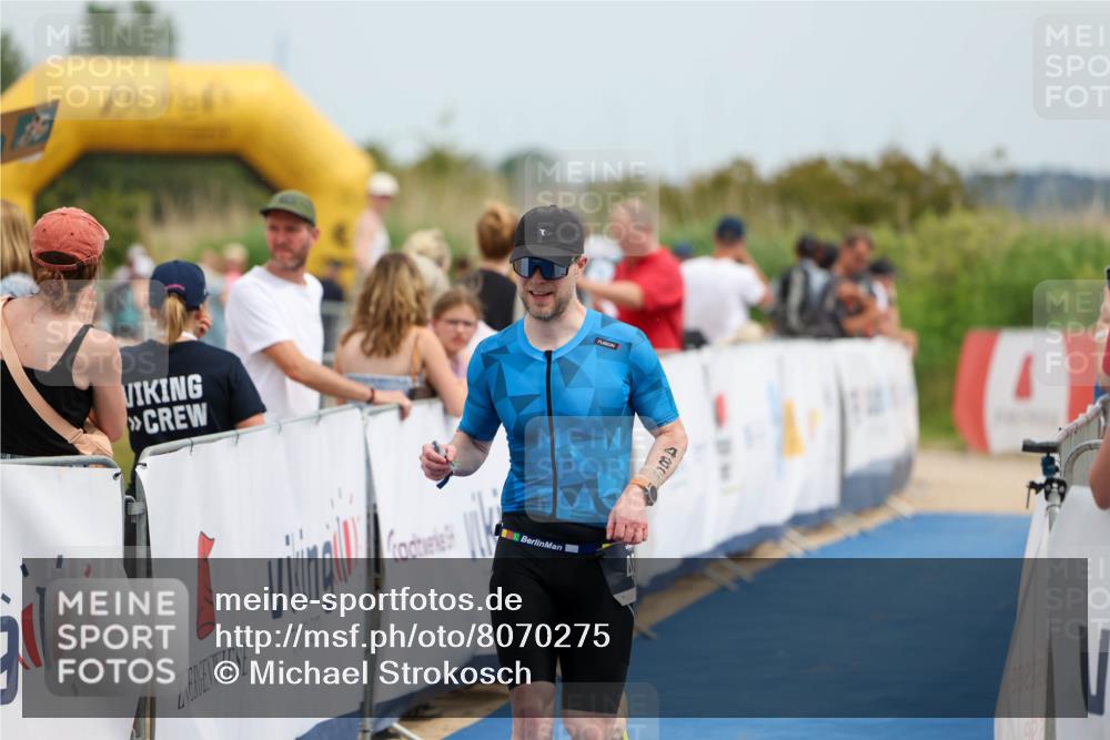 22.06.2025 - Viking Triathlon Michael Strokosch http://msf.ph/oto/8070275 22.06.2025 14:53:31 Ziel 486 meine-sportfotos.de
