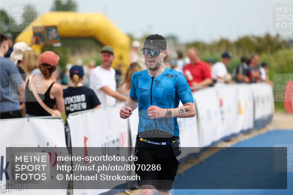 22.06.2025 - Viking Triathlon Michael Strokosch http://msf.ph/oto/8070286 22.06.2025 14:53:32 Ziel 486 meine-sportfotos.de