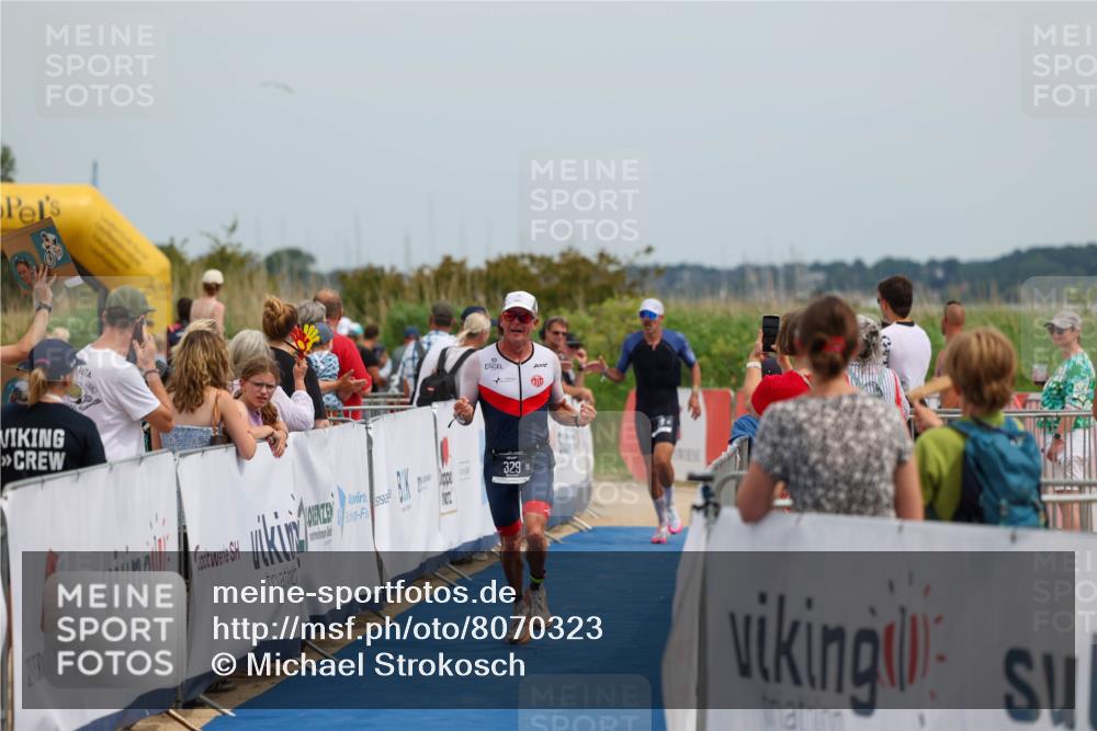 22.06.2025 - Viking Triathlon Michael Strokosch http://msf.ph/oto/8070323 22.06.2025 14:53:43 Ziel 329 meine-sportfotos.de