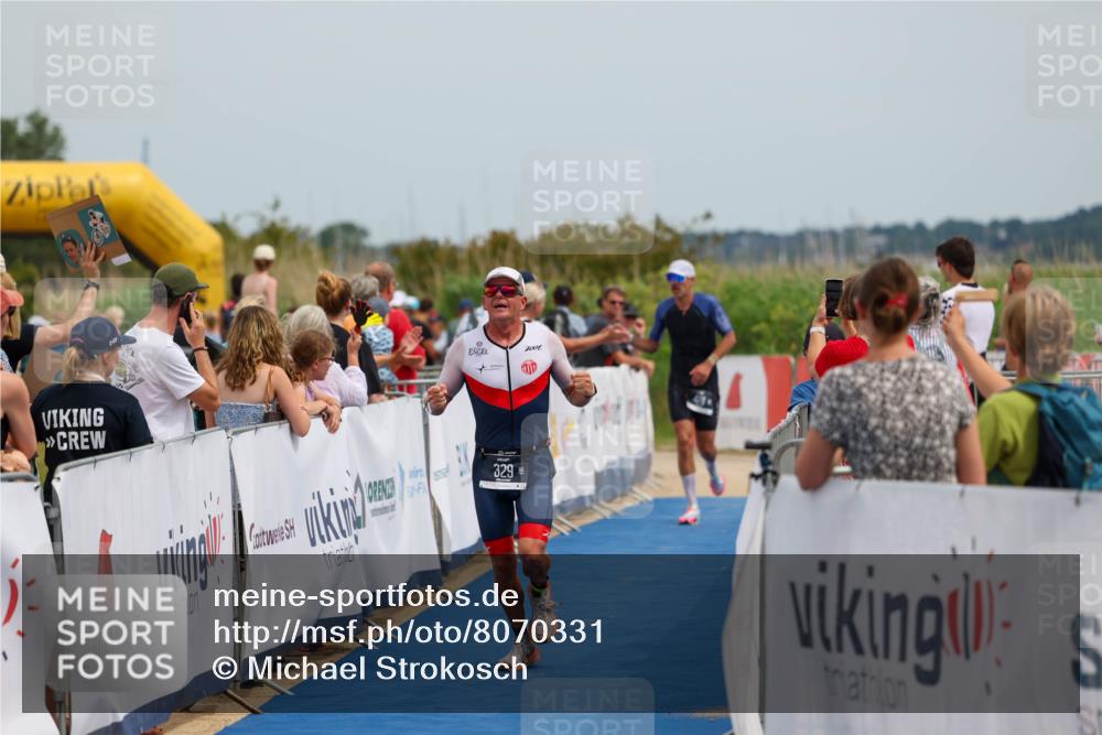 22.06.2025 - Viking Triathlon Michael Strokosch http://msf.ph/oto/8070331 22.06.2025 14:53:44 Ziel 329 meine-sportfotos.de