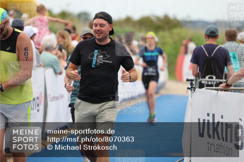 22.06.2025 - Viking Triathlon Michael Strokosch http://msf.ph/oto/8070363 22.06.2025 15:24:46 Ziel 210, 607 meine-sportfotos.de