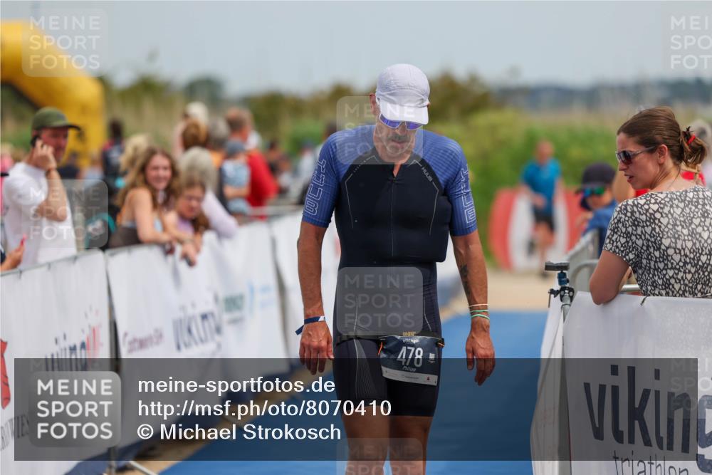 22.06.2025 - Viking Triathlon Michael Strokosch http://msf.ph/oto/8070410 22.06.2025 14:53:51 Ziel 329, 478 meine-sportfotos.de
