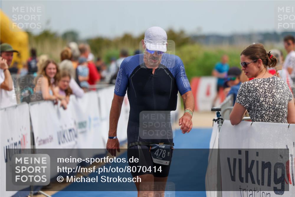 22.06.2025 - Viking Triathlon Michael Strokosch http://msf.ph/oto/8070414 22.06.2025 14:53:51 Ziel 329, 478 meine-sportfotos.de