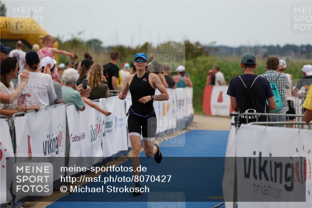 22.06.2025 - Viking Triathlon Michael Strokosch http://msf.ph/oto/8070427 22.06.2025 15:24:56 Ziel 200 meine-sportfotos.de