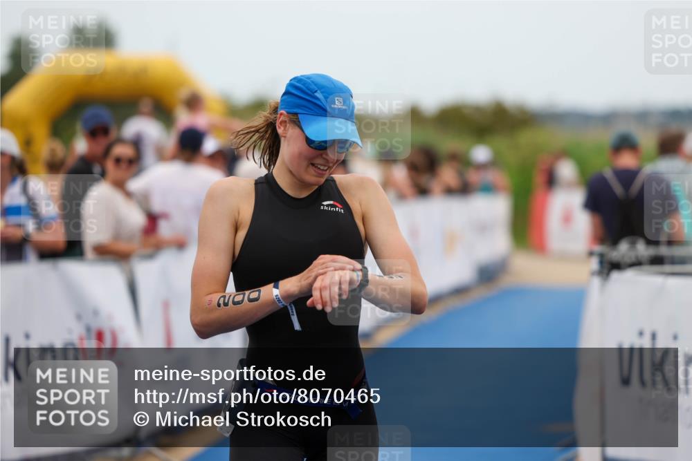 22.06.2025 - Viking Triathlon Michael Strokosch http://msf.ph/oto/8070465 22.06.2025 15:24:59 Ziel 200 meine-sportfotos.de