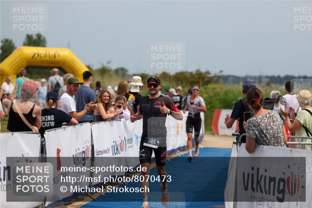 22.06.2025 - Viking Triathlon Michael Strokosch http://msf.ph/oto/8070473 22.06.2025 14:55:36 Ziel 30, 388 meine-sportfotos.de
