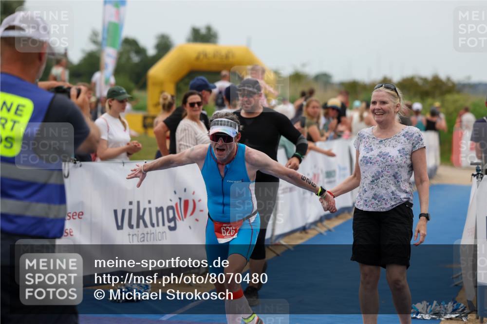 22.06.2025 - Viking Triathlon Michael Strokosch http://msf.ph/oto/8070480 22.06.2025 15:25:17 Ziel 626 meine-sportfotos.de