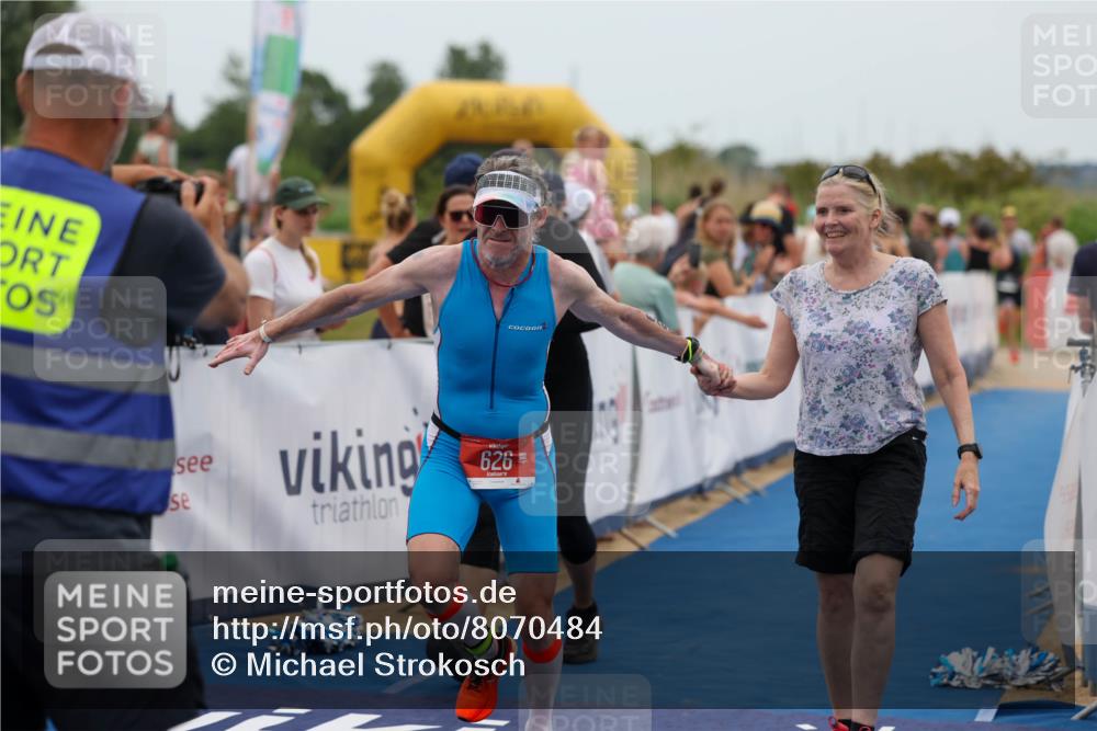 22.06.2025 - Viking Triathlon Michael Strokosch http://msf.ph/oto/8070484 22.06.2025 15:25:17 Ziel 626 meine-sportfotos.de