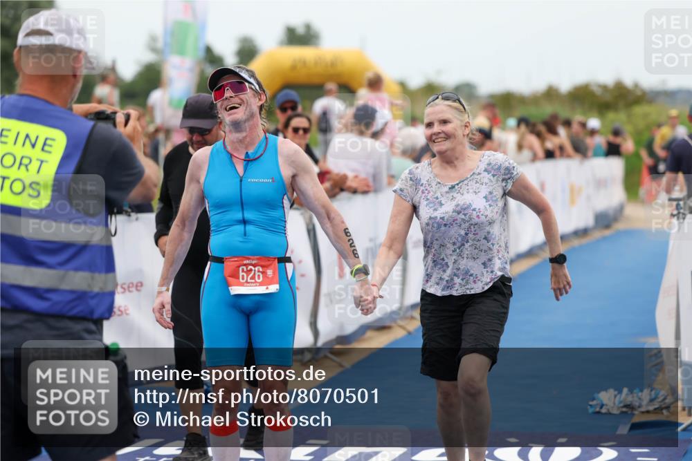22.06.2025 - Viking Triathlon Michael Strokosch http://msf.ph/oto/8070501 22.06.2025 15:25:18 Ziel 626 meine-sportfotos.de