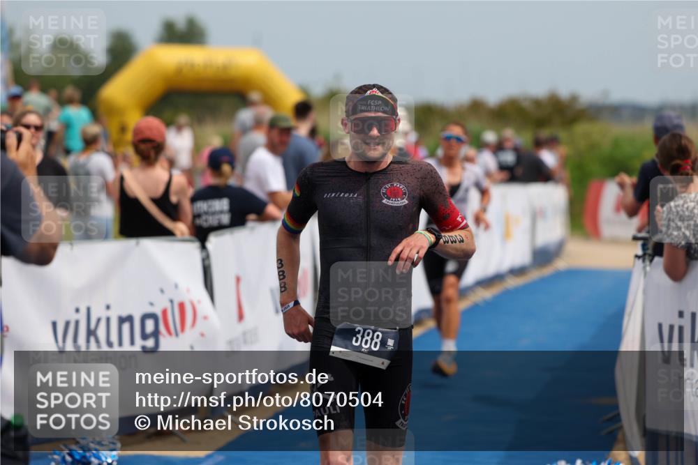 22.06.2025 - Viking Triathlon Michael Strokosch http://msf.ph/oto/8070504 22.06.2025 14:55:38 Ziel 30, 388 meine-sportfotos.de