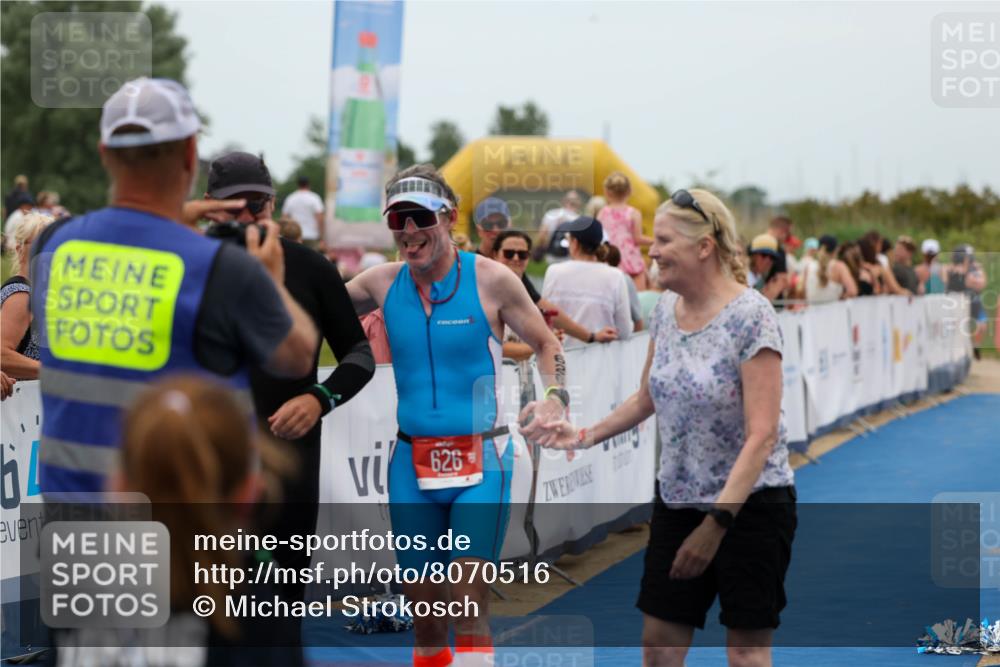 22.06.2025 - Viking Triathlon Michael Strokosch http://msf.ph/oto/8070516 22.06.2025 15:25:20 Ziel 91, 626 meine-sportfotos.de
