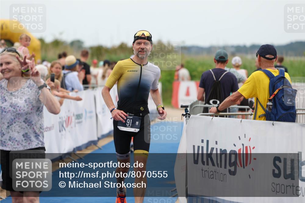 22.06.2025 - Viking Triathlon Michael Strokosch http://msf.ph/oto/8070555 22.06.2025 15:25:25 Ziel 91, 394 meine-sportfotos.de
