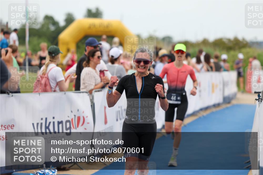 22.06.2025 - Viking Triathlon Michael Strokosch http://msf.ph/oto/8070601 22.06.2025 15:25:57 Ziel 22, 44, 343 meine-sportfotos.de