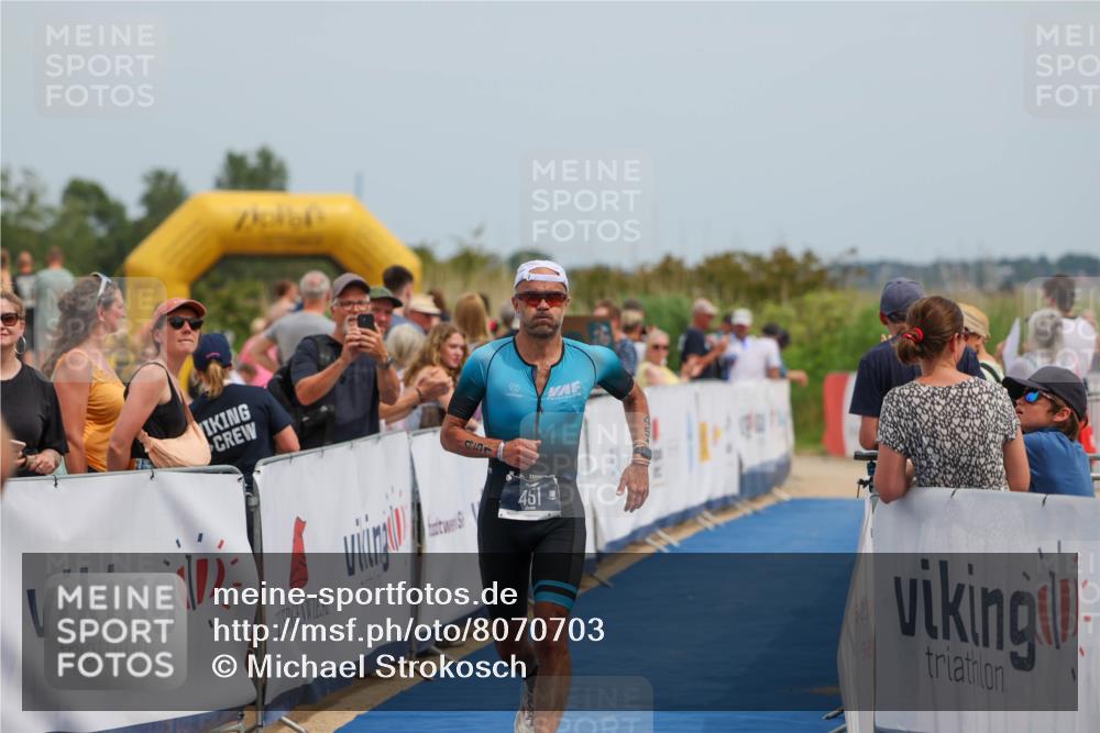 22.06.2025 - Viking Triathlon Michael Strokosch http://msf.ph/oto/8070703 22.06.2025 14:57:26 Ziel 451 meine-sportfotos.de
