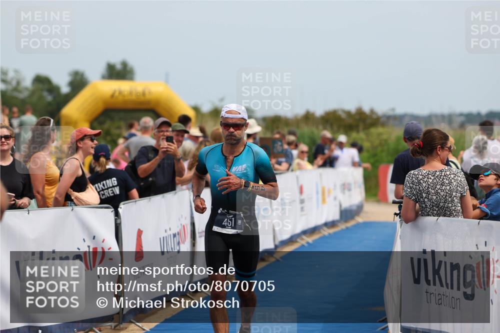 22.06.2025 - Viking Triathlon Michael Strokosch http://msf.ph/oto/8070705 22.06.2025 14:57:26 Ziel 451 meine-sportfotos.de