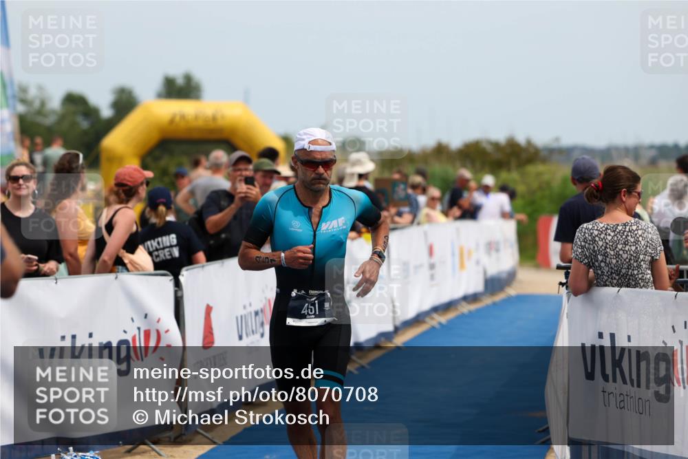 22.06.2025 - Viking Triathlon Michael Strokosch http://msf.ph/oto/8070708 22.06.2025 14:57:27 Ziel 451 meine-sportfotos.de