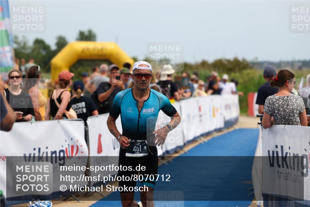 22.06.2025 - Viking Triathlon Michael Strokosch http://msf.ph/oto/8070712 22.06.2025 14:57:27 Ziel 451 meine-sportfotos.de