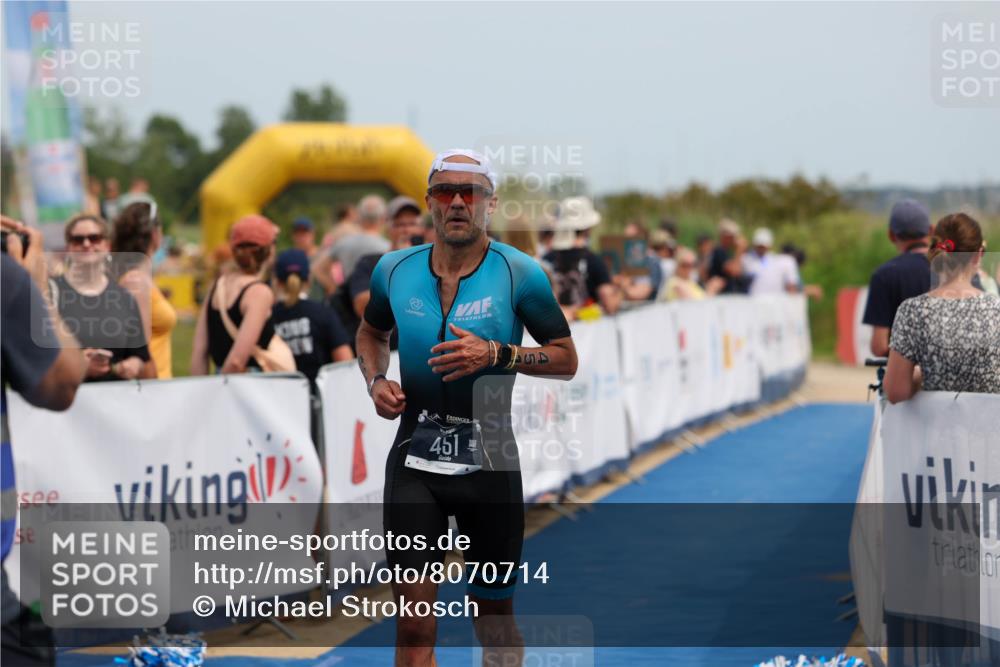 22.06.2025 - Viking Triathlon Michael Strokosch http://msf.ph/oto/8070714 22.06.2025 14:57:27 Ziel 451 meine-sportfotos.de