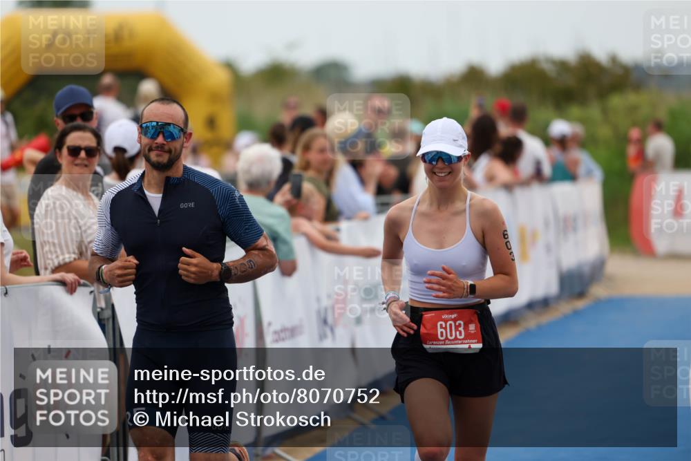 22.06.2025 - Viking Triathlon Michael Strokosch http://msf.ph/oto/8070752 22.06.2025 15:26:58 Ziel 603 meine-sportfotos.de