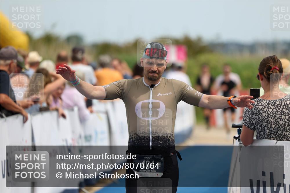 22.06.2025 - Viking Triathlon Michael Strokosch http://msf.ph/oto/8070764 22.06.2025 14:58:38 Ziel 464 meine-sportfotos.de
