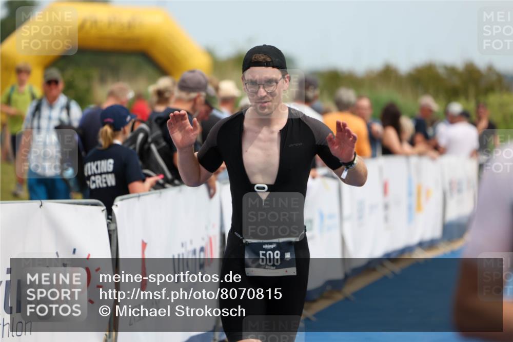 22.06.2025 - Viking Triathlon Michael Strokosch http://msf.ph/oto/8070815 22.06.2025 14:58:47 Ziel 233, 508 meine-sportfotos.de