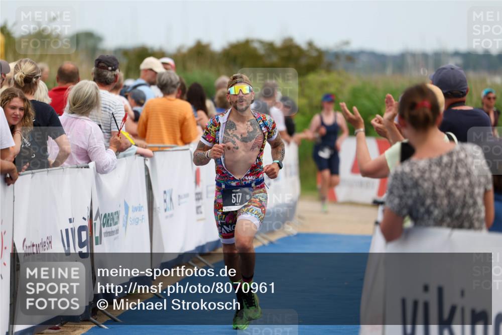 22.06.2025 - Viking Triathlon Michael Strokosch http://msf.ph/oto/8070961 22.06.2025 15:00:04 Ziel 517 meine-sportfotos.de