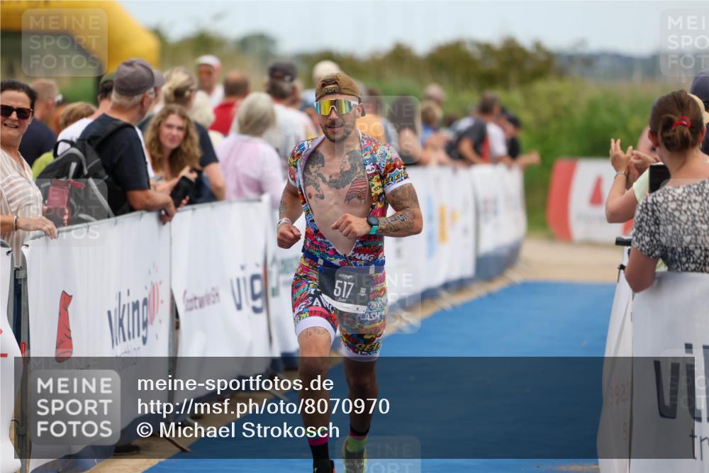 22.06.2025 - Viking Triathlon Michael Strokosch http://msf.ph/oto/8070970 22.06.2025 15:00:05 Ziel 517 meine-sportfotos.de