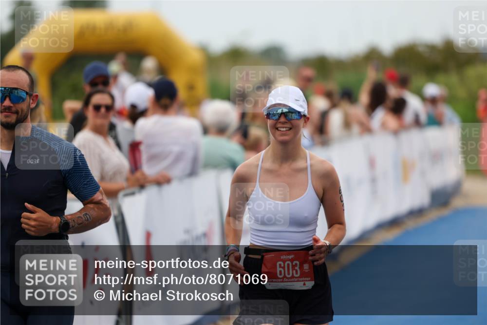 22.06.2025 - Viking Triathlon Michael Strokosch http://msf.ph/oto/8071069 22.06.2025 15:26:59 Ziel 603 meine-sportfotos.de