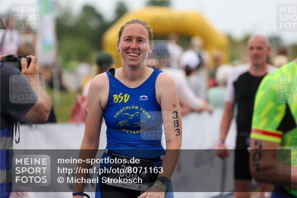 22.06.2025 - Viking Triathlon Michael Strokosch http://msf.ph/oto/8071163 22.06.2025 15:27:25 Ziel 110, 383, 507 meine-sportfotos.de
