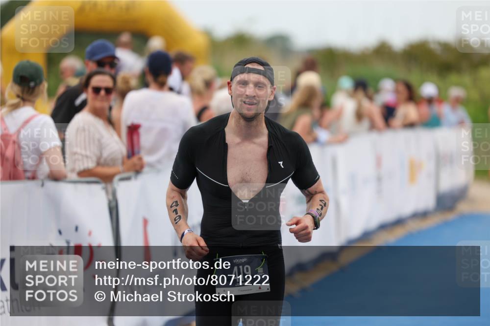 22.06.2025 - Viking Triathlon Michael Strokosch http://msf.ph/oto/8071222 22.06.2025 15:27:48 Ziel 419 meine-sportfotos.de