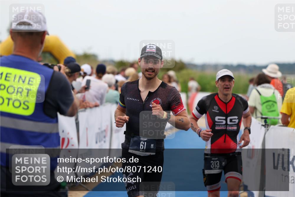 22.06.2025 - Viking Triathlon Michael Strokosch http://msf.ph/oto/8071240 22.06.2025 15:28:06 Ziel 61, 313 meine-sportfotos.de