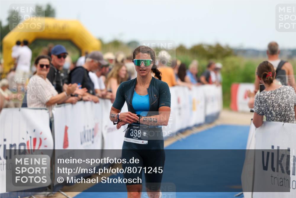 22.06.2025 - Viking Triathlon Michael Strokosch http://msf.ph/oto/8071245 22.06.2025 15:01:57 Ziel 398 meine-sportfotos.de