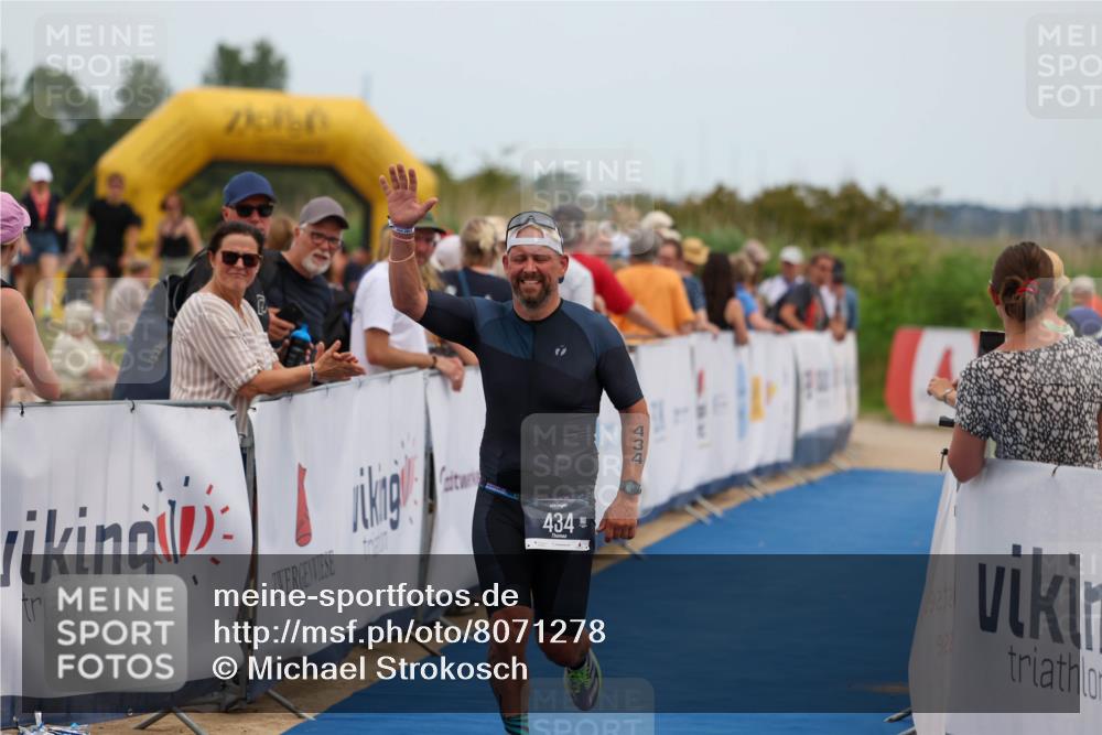 22.06.2025 - Viking Triathlon Michael Strokosch http://msf.ph/oto/8071278 22.06.2025 15:02:25 Ziel 434 meine-sportfotos.de