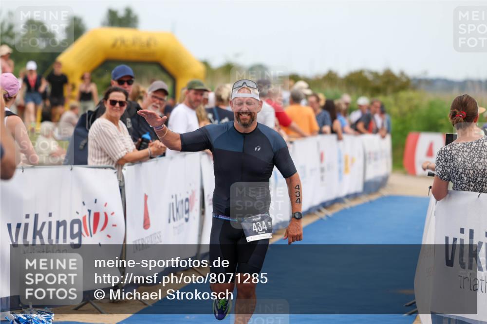 22.06.2025 - Viking Triathlon Michael Strokosch http://msf.ph/oto/8071285 22.06.2025 15:02:25 Ziel 434 meine-sportfotos.de