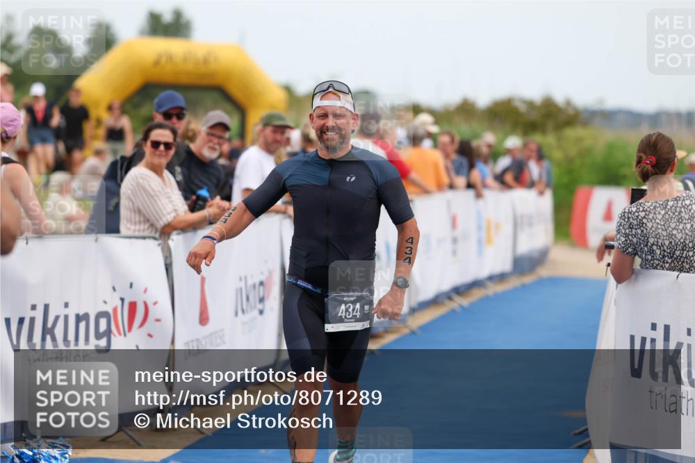 22.06.2025 - Viking Triathlon Michael Strokosch http://msf.ph/oto/8071289 22.06.2025 15:02:25 Ziel 434 meine-sportfotos.de