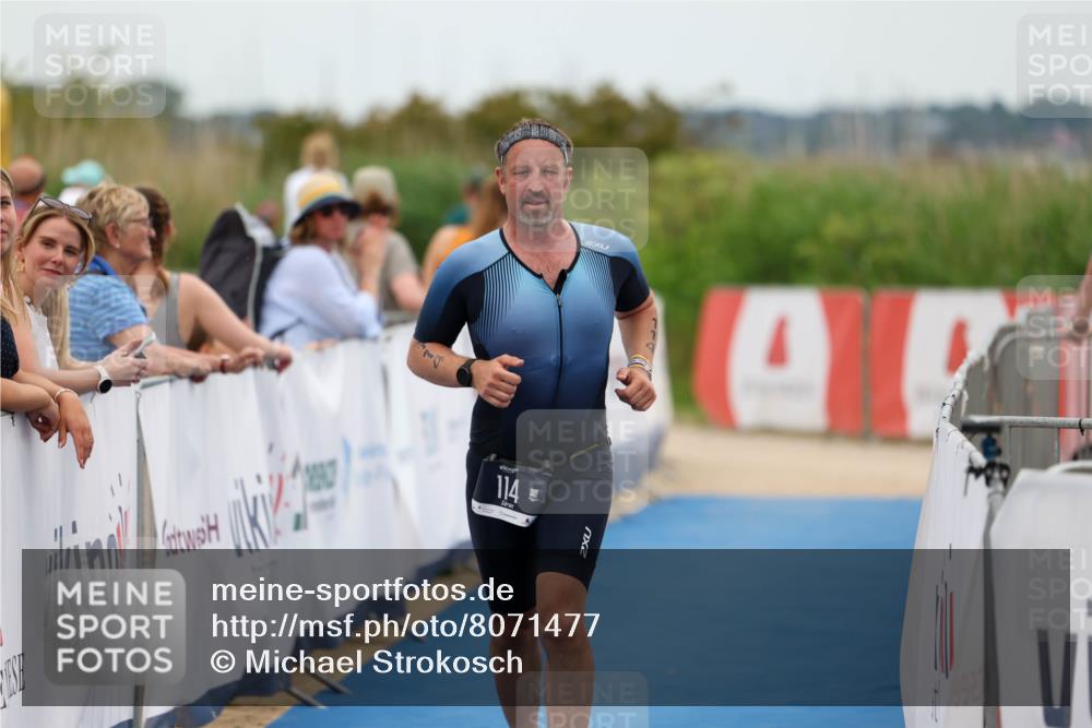 22.06.2025 - Viking Triathlon Michael Strokosch http://msf.ph/oto/8071477 22.06.2025 15:43:51 Ziel 114 meine-sportfotos.de