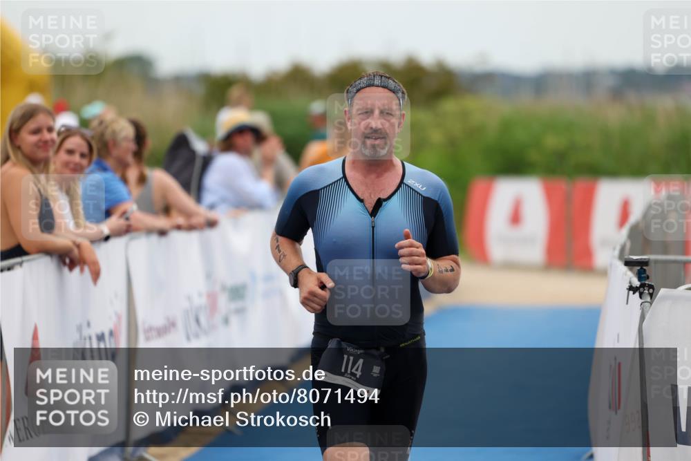 22.06.2025 - Viking Triathlon Michael Strokosch http://msf.ph/oto/8071494 22.06.2025 15:43:52 Ziel 114 meine-sportfotos.de
