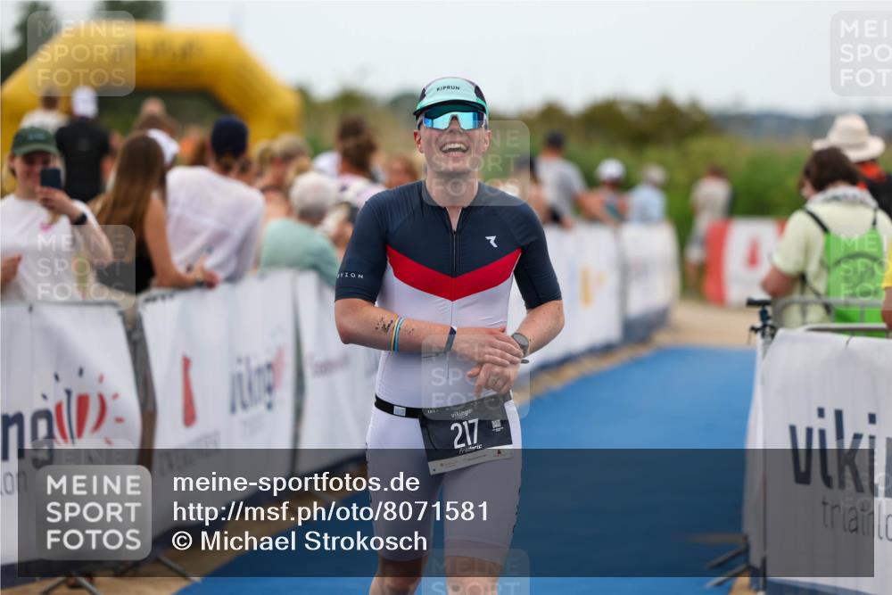 22.06.2025 - Viking Triathlon Michael Strokosch http://msf.ph/oto/8071581 22.06.2025 15:30:15 Ziel 217 meine-sportfotos.de