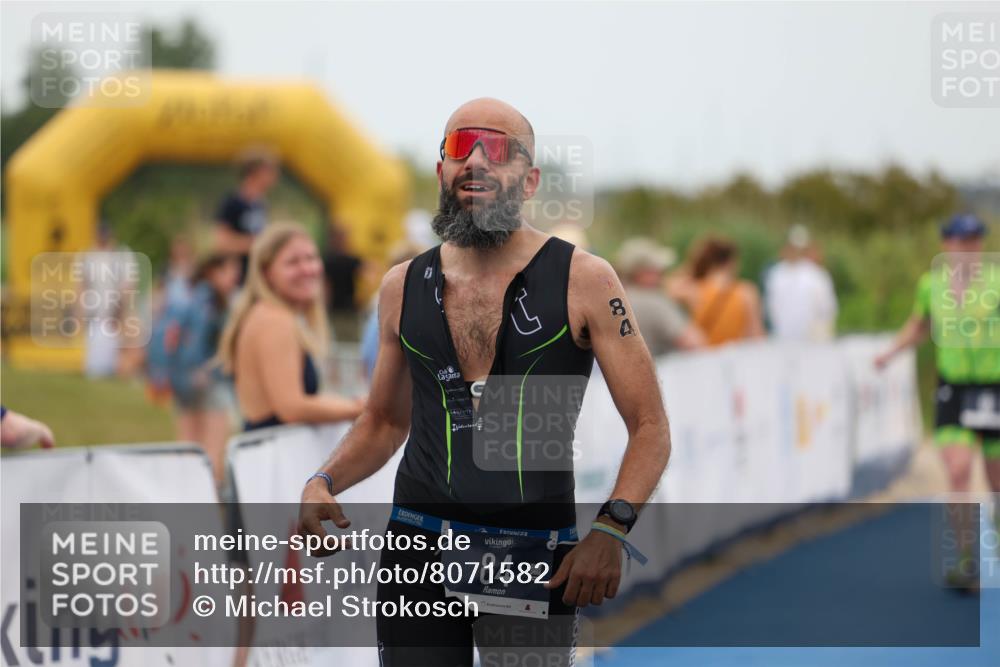22.06.2025 - Viking Triathlon Michael Strokosch http://msf.ph/oto/8071582 22.06.2025 15:44:41 Ziel 66, 84 meine-sportfotos.de