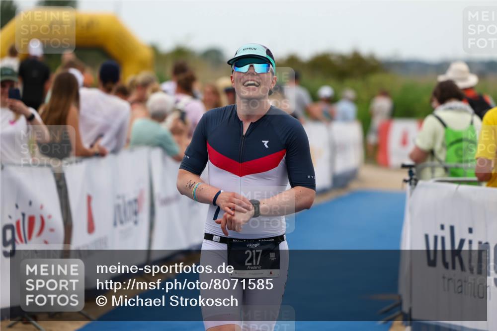 22.06.2025 - Viking Triathlon Michael Strokosch http://msf.ph/oto/8071585 22.06.2025 15:30:15 Ziel 217 meine-sportfotos.de