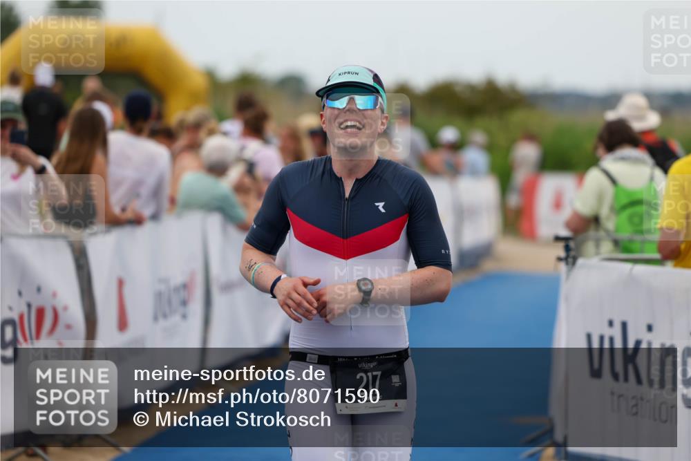 22.06.2025 - Viking Triathlon Michael Strokosch http://msf.ph/oto/8071590 22.06.2025 15:30:15 Ziel 217 meine-sportfotos.de