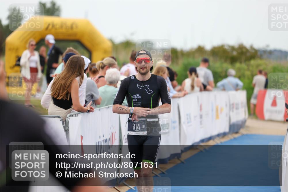 22.06.2025 - Viking Triathlon Michael Strokosch http://msf.ph/oto/8071631 22.06.2025 15:30:34 Ziel 314 meine-sportfotos.de