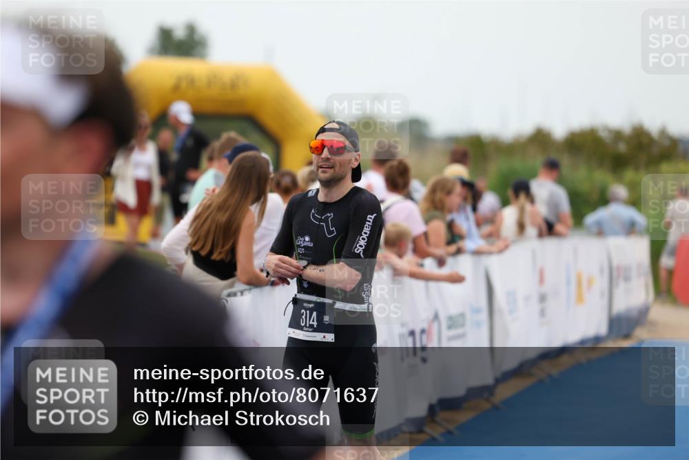 22.06.2025 - Viking Triathlon Michael Strokosch http://msf.ph/oto/8071637 22.06.2025 15:30:34 Ziel 314 meine-sportfotos.de