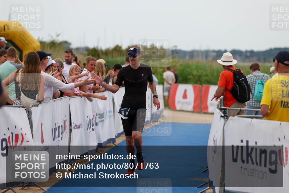 22.06.2025 - Viking Triathlon Michael Strokosch http://msf.ph/oto/8071763 22.06.2025 15:31:58 Ziel 331 meine-sportfotos.de